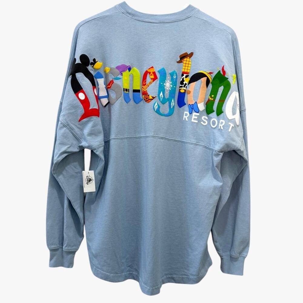 NWT Disneyland Resort Disney Characters Spirit Jersey Blue S